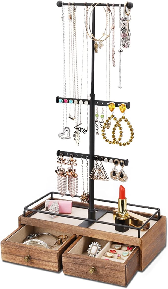 3 tier online jewelry holder