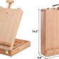 Wood Tabletop Easel Storage Box