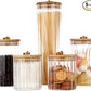 Glass Storage Canisters Set