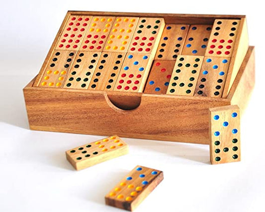 Domino Game Set Handmade Wooden
