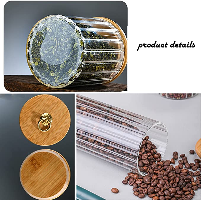 Glass Storage Canisters Set
