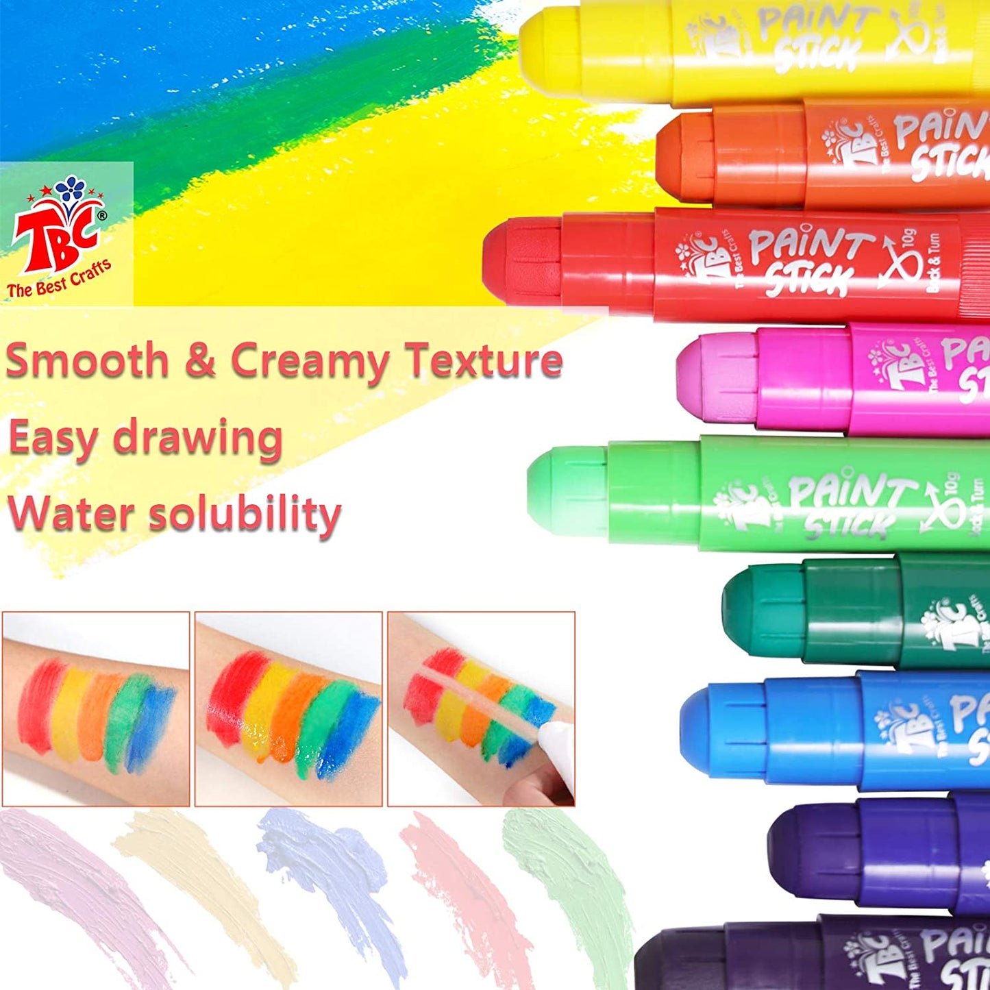 Crayon Paint Sticks for Kids and Student