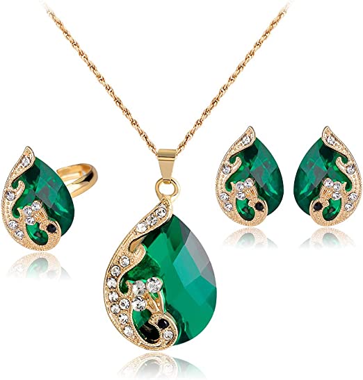 Zircon Style Elegant Ladies and Girls Jewellery Set