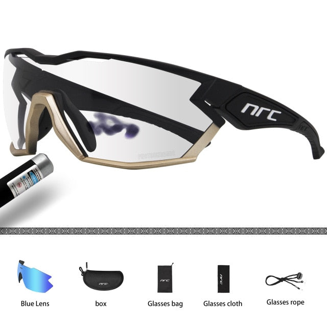 Photochromic Cycling Sports Sunglasses