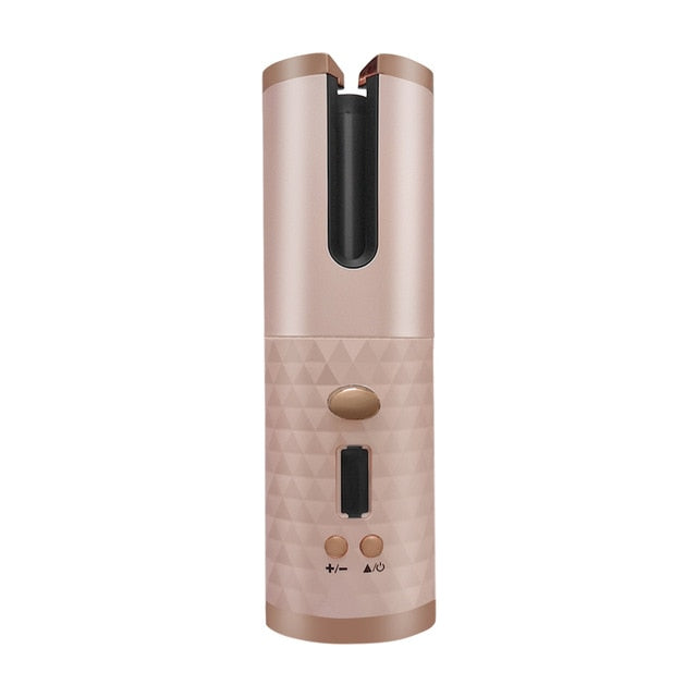 Cordless Automatic USB Rechargeable Hair Curler