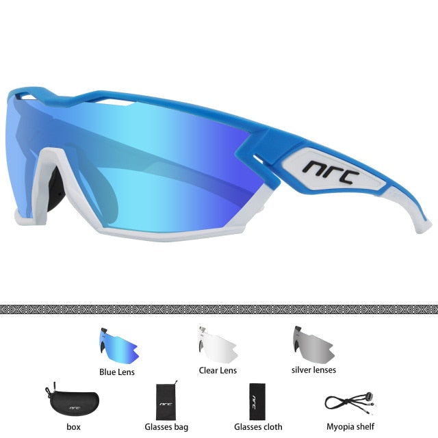 Photochromic Cycling Sports Sunglasses