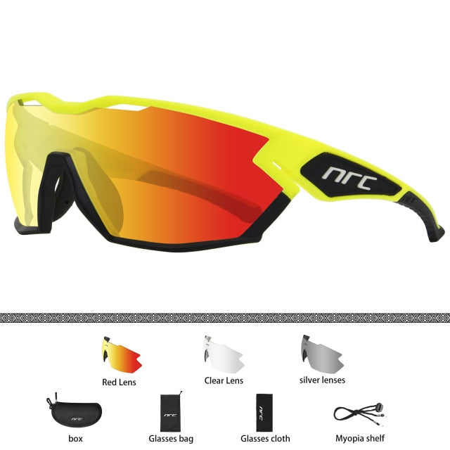 Photochromic Cycling Sports Sunglasses