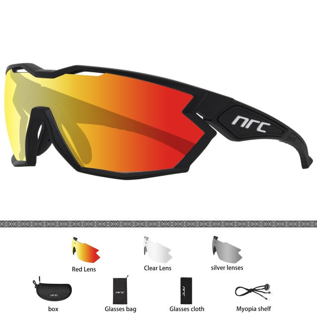 Photochromic Cycling Sports Sunglasses