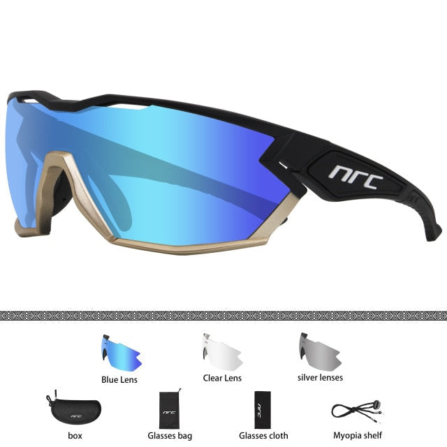 Photochromic Cycling Sports Sunglasses