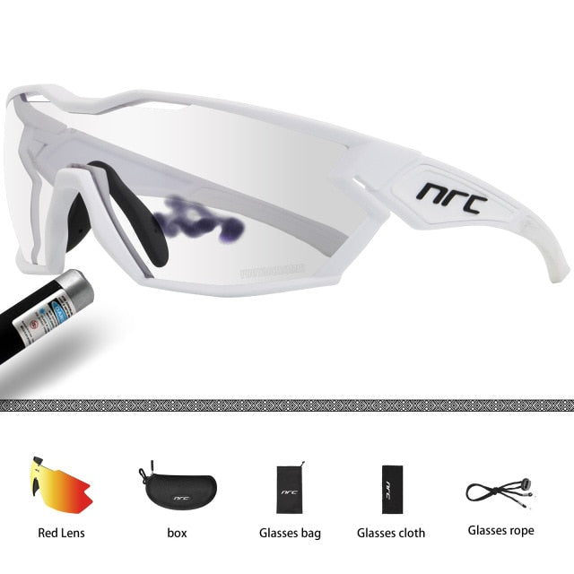 Photochromic Cycling Sports Sunglasses