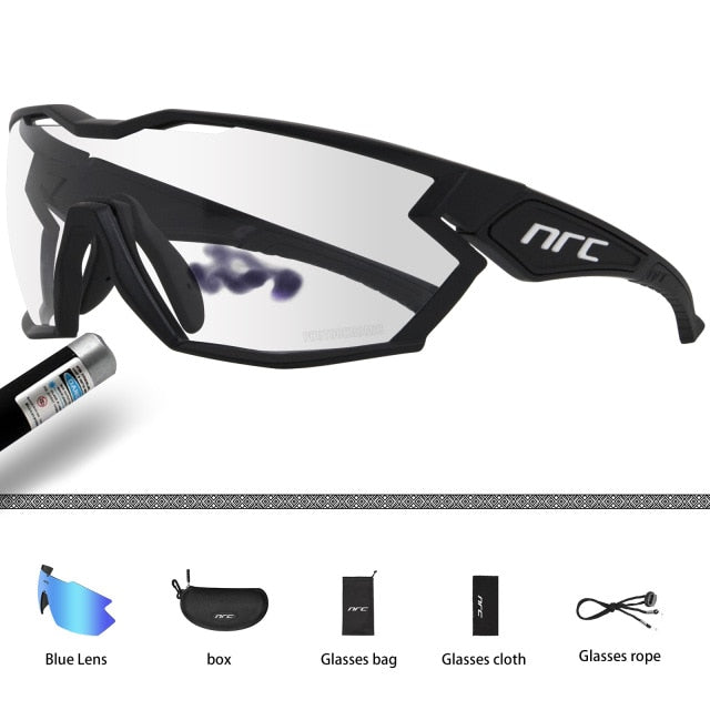 Photochromic Cycling Sports Sunglasses