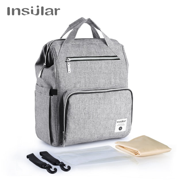 Multifunctional Waterproof Nappy Backpack