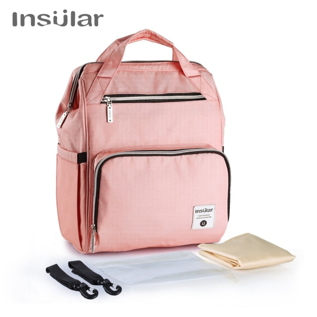 Multifunctional Waterproof Nappy Backpack