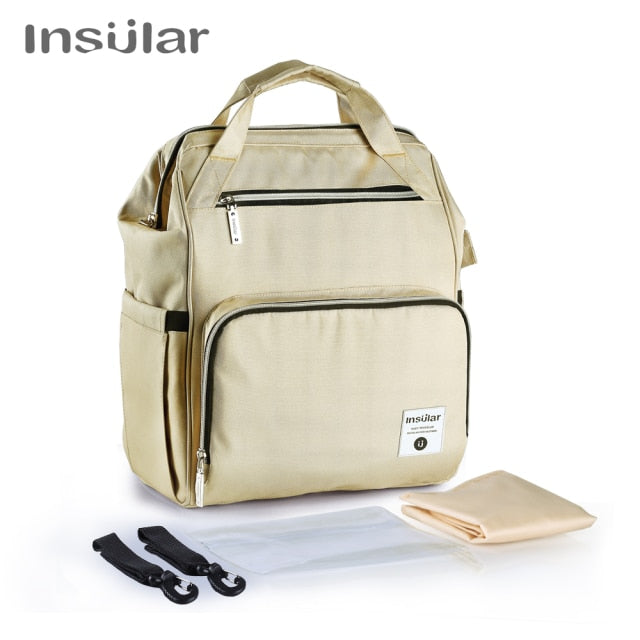 Multifunctional Waterproof Nappy Backpack