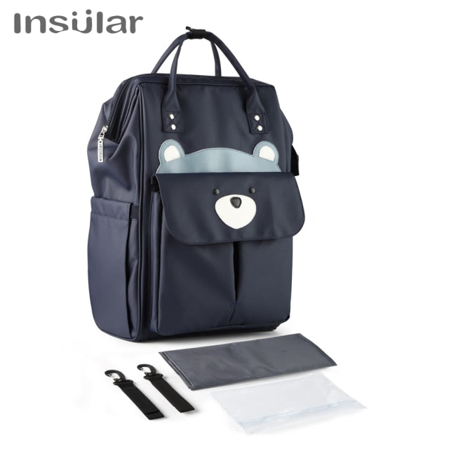 Multifunctional Waterproof Nappy Backpack