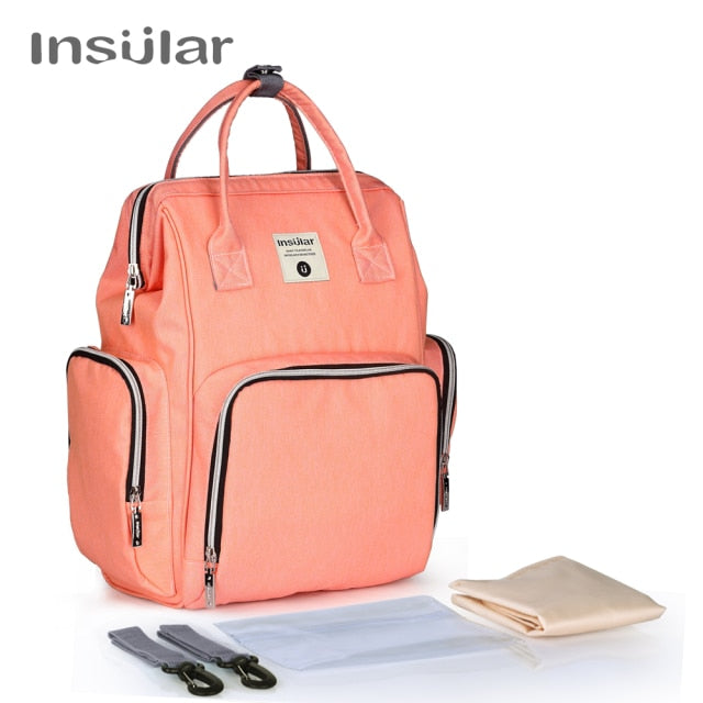 Multifunctional Waterproof Nappy Backpack