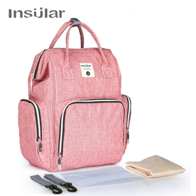 Multifunctional Waterproof Nappy Backpack